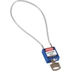 Veiligheidssloten – compact met kabel, Blauw, KD - Verschillende sloten, Staal, 216.00 mm, 1 Doos